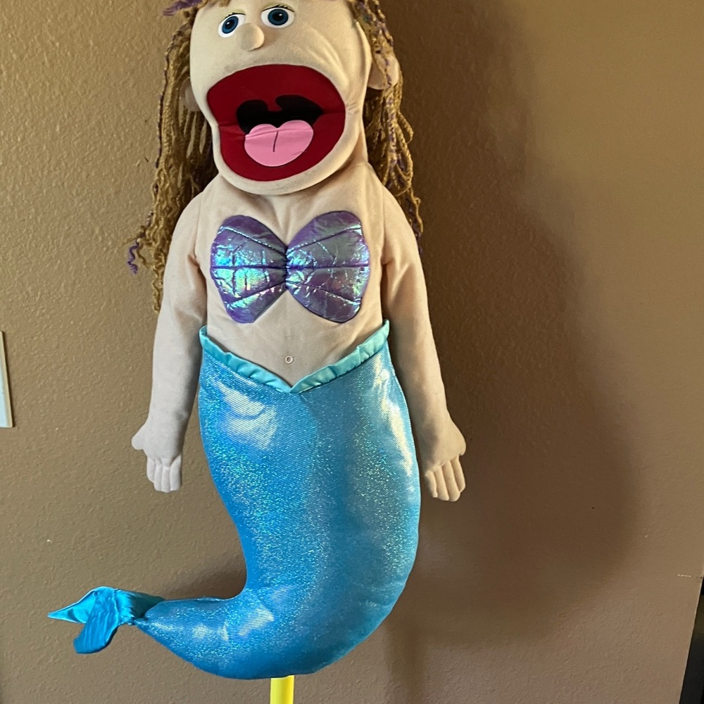Mermaid ventriliquist style  puppet